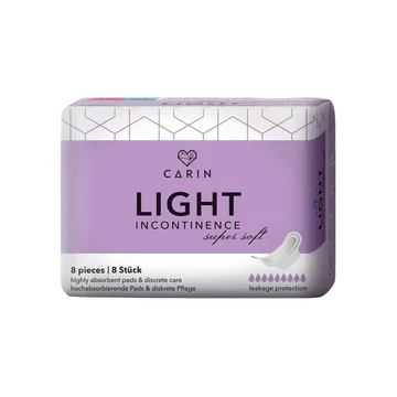 Carin - light incontinence szárnyas intimbetét (8 db)