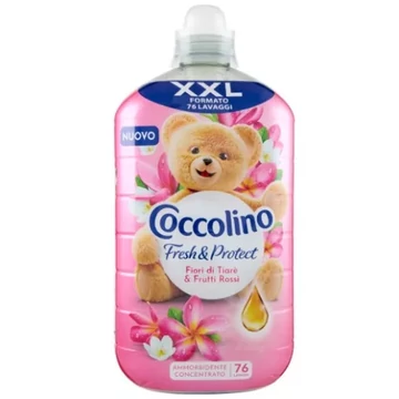 COCCOLINO - Öblítő fiori di tiaré & frutti rossi (76 mosás)  1,75L