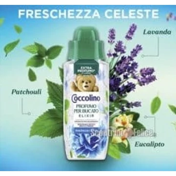 Coccolino - parfüm ruhákhoz Freschezza Celeste, 342 ml