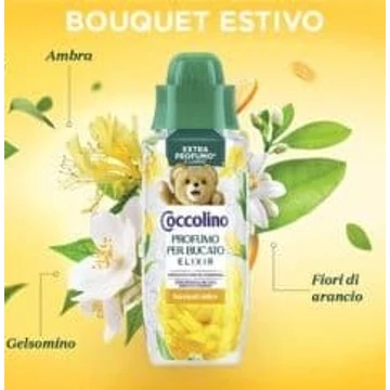 Coccolino - parfüm ruhákhoz Bouquet Estivo, 342 ml