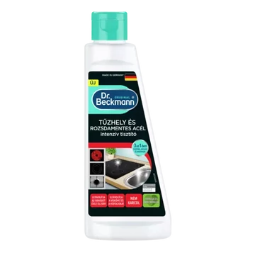 Dr. Beckmann - intenzív tűzhely- és rozsdamentesacél-tisztító 250ml