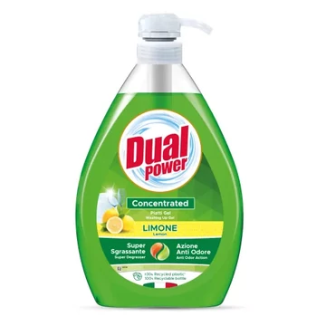Dual Power - mosogatószer citrommal 1 L