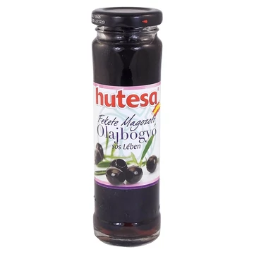 HUTESA Olajbogyó - fekete, magozott 140g/60g