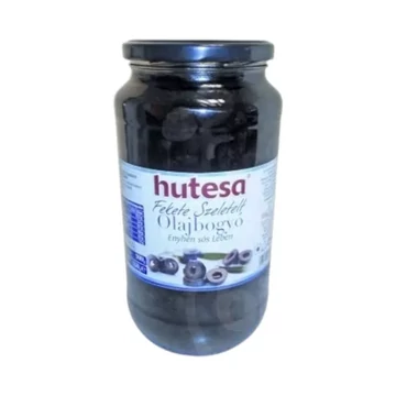 HUTESA Olajbogyó - fekete, szeletelt 900g / 450g