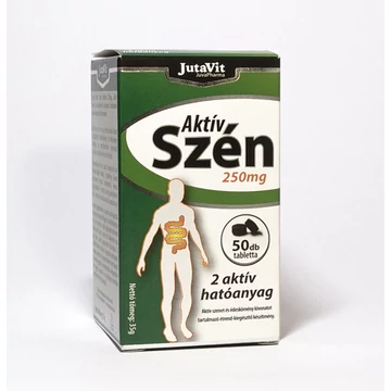 JutaVit - Aktív Szén tbl. 50x 250mg