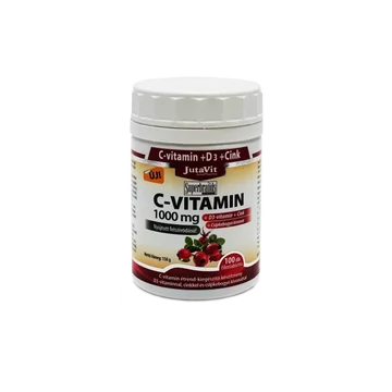 JutaVit - C-vitamin 1000mg retard + csipkeb.kiv. +D3+Cink vitamin 100x