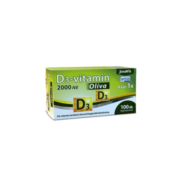 JutaVit - D3-vitamin 2000NE Oliva lágykapszula 100x 