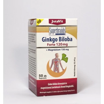 JutaVit - Ginkgo Biloba 120 mg+Magnézium 150mg 50x