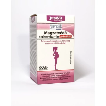 JutaVit - Magzatvédő (JÓD nélkül) terhesvitamin 60x