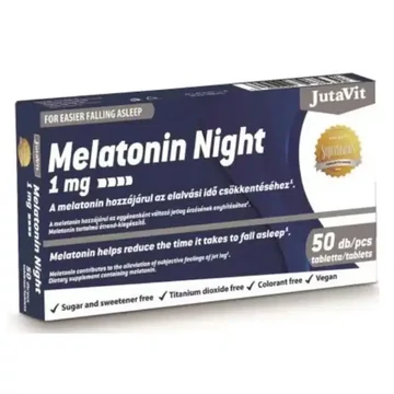 JutaVit - Melatonin Night 1mg 50x  ÚJ TERMÉK!