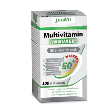 JutaVit - Multivitamin felnőtteknek immuner 50+ 100 DB (50 éven felülieknek)