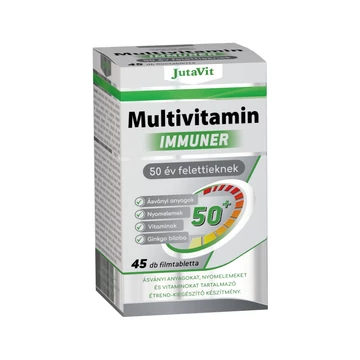 JutaVit - Multivitamin felnőtteknek immuner 50+ 45db (50 éven felülieknek)