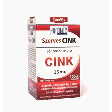 JutaVit - Szerves Cink 25mg 100x