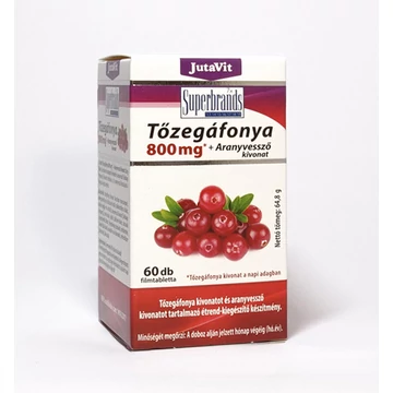 JutaVit - Tőzegáfonya 800mg+Aranyv.kivonat tabletta 60x