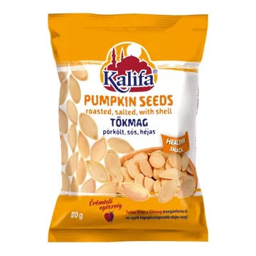 Kalifa - pörkölt,sós,héjas tökmag 80g