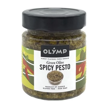 Olymp fűszeres zöld olíva pesto 180 g 