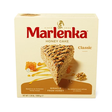 Marlenka - Mézes torta dióval 800g