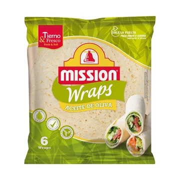 MISSION Wrap - Olívás 25cm 370g (6db/cs)