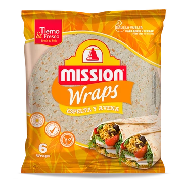 MISSION Wrap - Tönköly & Zab 25cm 370g (6db/cs)
