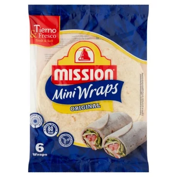 MISSION - Mini Wrap 15cm 150g (6db / csomag)