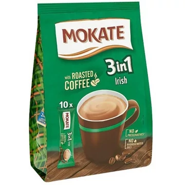 Mokate - Irish 3in1 instant kávé (10x17 g)