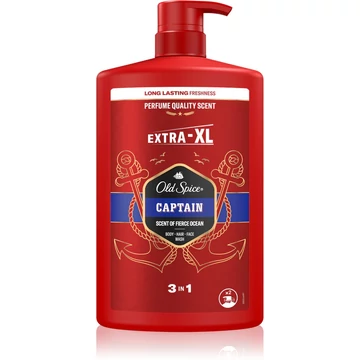 Old Spice - Captain Tusfürdő És Sampon Férfiaknak 1000ml (3az1-ben)