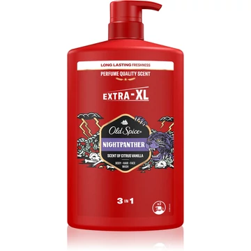 Old Spice - NightpantherTusfürdő És Sampon Férfiaknak 1000ml (3az1-ben)