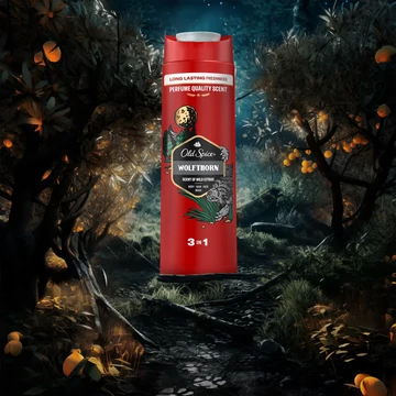 Old Spice - WolfthornTusfürdő És Sampon Férfiaknak 400ml (3az1-ben)