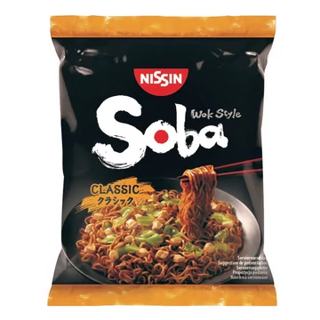 Nissin - Soba Wok Style instant tészta - classic ízesítő szósszal 109g