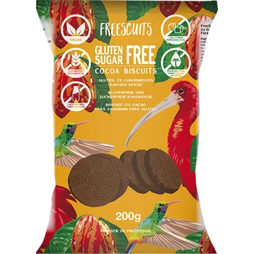 FreeScuits - glutén mentes kakaós keksz 200g