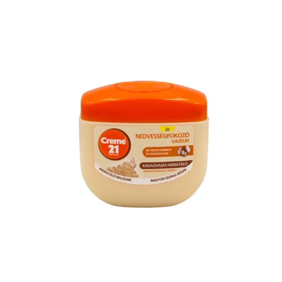 Creme 21 - nedvességfokozó vazelin B5-provitaminnal és kakaóvajjal 100 ml