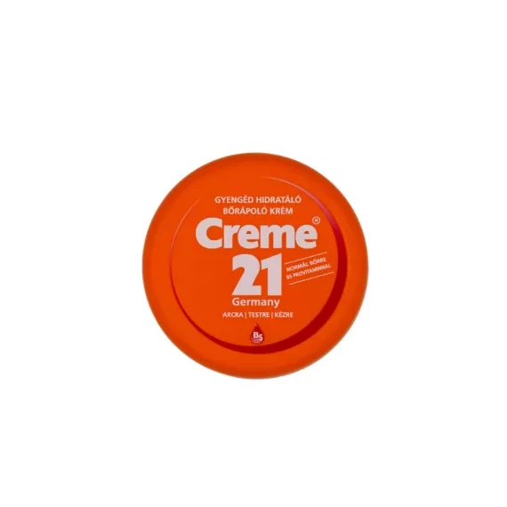 Creme 21 - Gyengéd hidratáló bőrápoló krém normál bőrre B5 provitaminnal arcra, testre, kézre 150ml