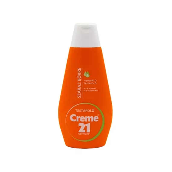 Creme 21 - Hidratáló testápoló aloe verával és E-vitaminnal száraz bőrre 400 ml