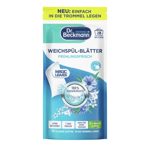 Dr. Beckmann - öblítő lap tavaszi virág illat (28 mosás - 14 lap)