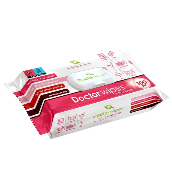 Doctor Wipes - univerzális háztartási tisztítókendó 100db