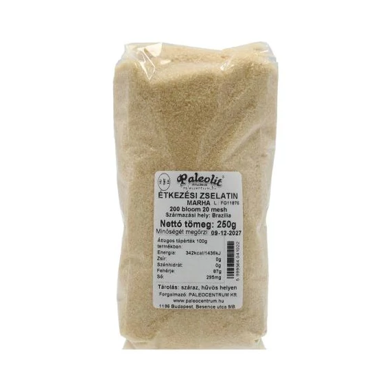 PALEOLIT - ÉTKEZÉSI ZSELATIN 250G (MARHA)