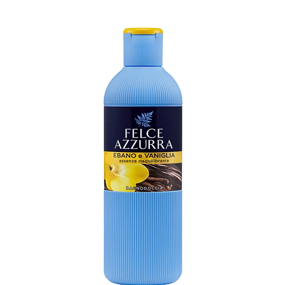 Felce Azzurra - Ébenfa és vanília tusfürdő 650ml