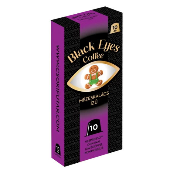 Black Eyes - Coffee mézeskalács ízű (nespresso kompatibilis) kávékapszula 10 db