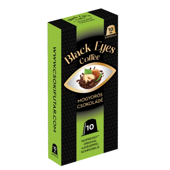 Black Eyes - Coffee mogyoró ízű (nespresso kompatibilis) kávékapszula 10 db 