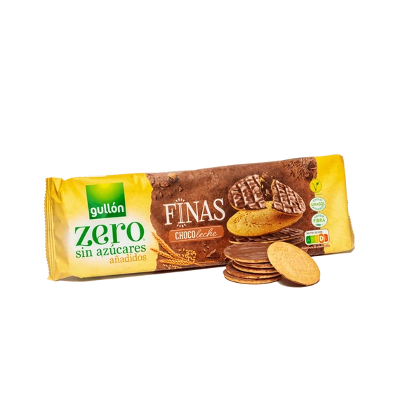 Gullón - Finas tejcsokoládés zabkeksz zero cukor 150g