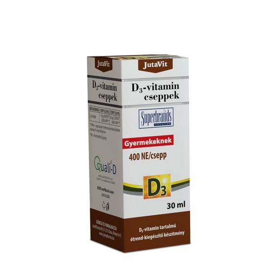 JutaVit - D3-vitamin 400 NE/csepp 30ml 