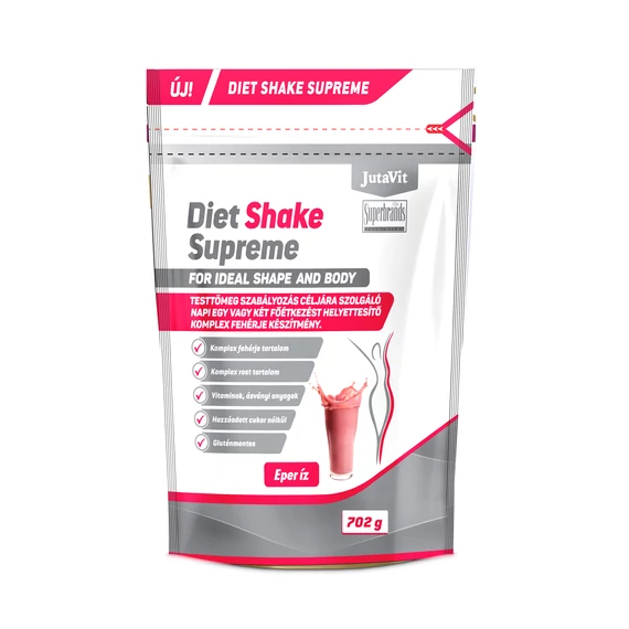 JutaVit - Diet Shake Supreme Eper íz 702g ÚJ TERMÉK!