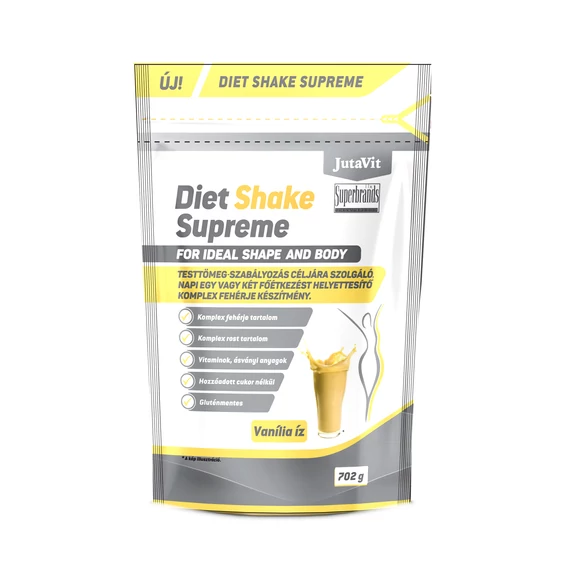 JutaVit - Diet Shake Supreme Vanília íz 702g ÚJ TERMÉK!