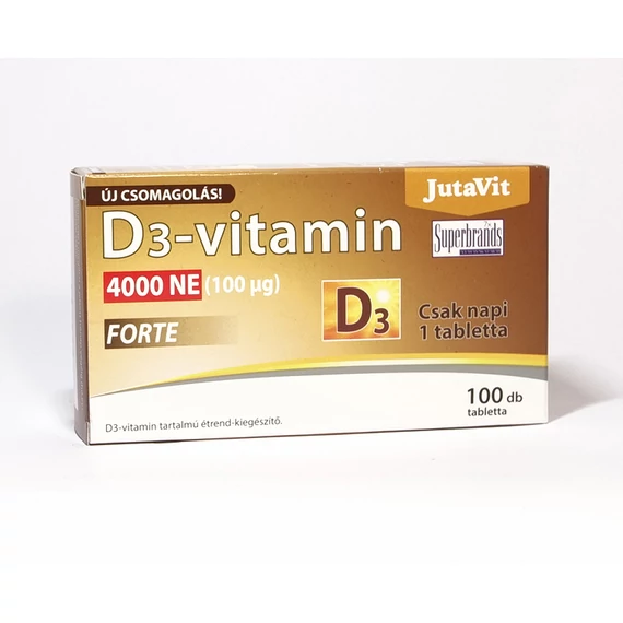 JutaVit - D3-vitamin 4000NE (100µg) FORTE 100x