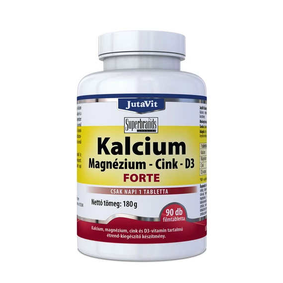JutaVit - Kalcium-Magnézium-Cink+D3 Forte  90x      