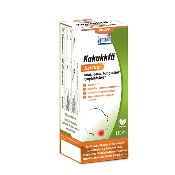JutaVit - Kakukkfű szirup cukormentes 150ml ÚJ TERMÉK!