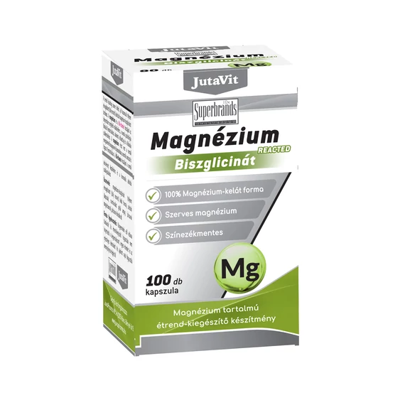 JutaVit - Magnézium-biszglicinát 100x  ÚJ TERMÉK!
