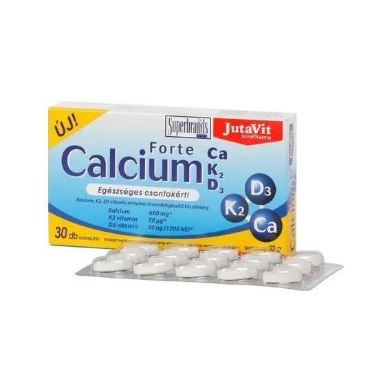 JutaVit - Calcium Forte Ca/K2/D3 30x