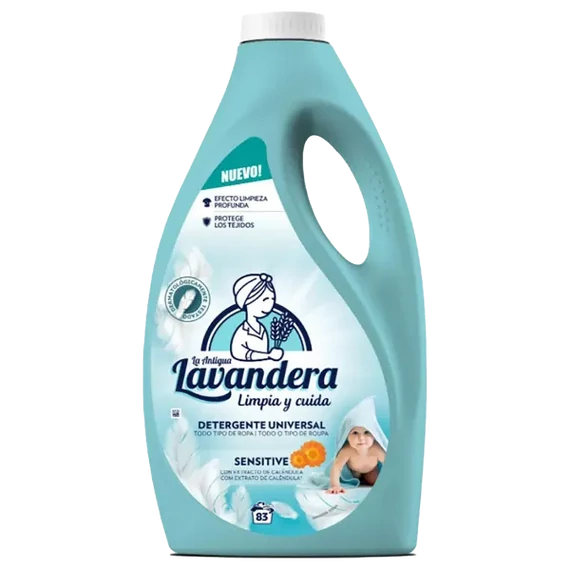 Lavandera - Sensitive Baby Folyékony mosószer (83 mosás) 2,49L