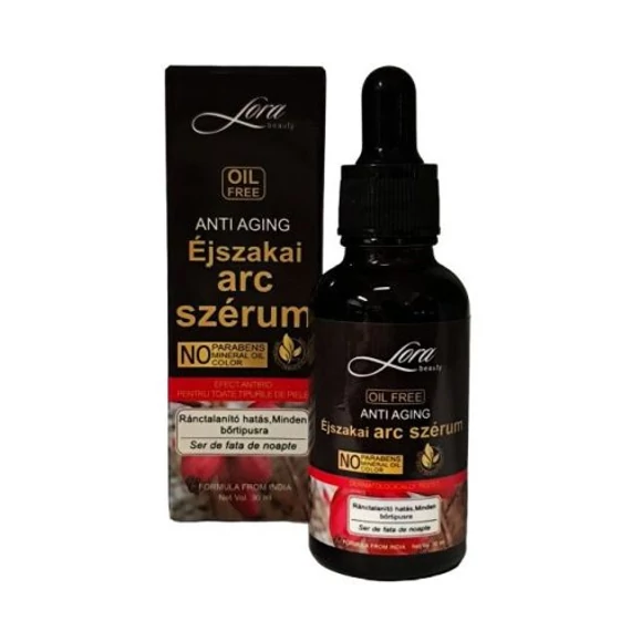 LORA - Éjszakai ránctalanító arcszérum (30ml) 